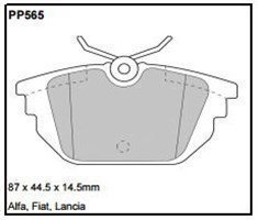 pp565.jpg Black Diamond PP565 predator pad brake pad kit
