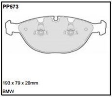 pp573.jpg Black Diamond PP573 predator pad brake pad kit
