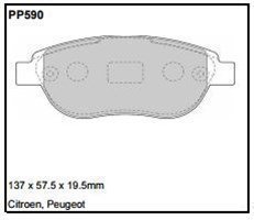 pp590.jpg Black Diamond PP590 predator pad brake pad kit
