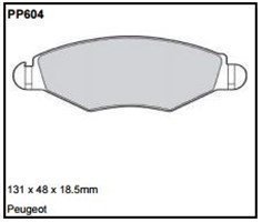 pp604.jpg Black Diamond PP604 predator pad brake pad kit