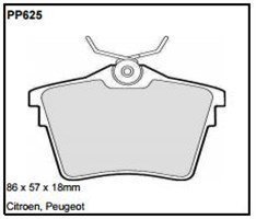 pp625.jpg Black Diamond PP625 predator pad brake pad kit
