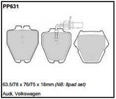 pp631.jpg Black Diamond PP631 predator pad brake pad kit