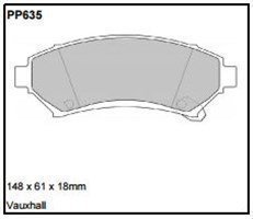 pp635.jpg Black Diamond PP635 predator pad brake pad kit