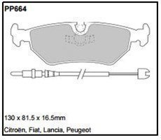 pp664.jpg Black Diamond PP664 predator pad brake pad kit