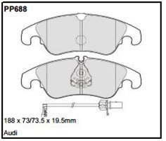 pp688.jpg Black Diamond PP688 predator pad brake pad kit