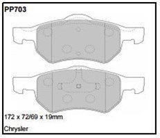 pp703.jpg Black Diamond PP703 predator pad brake pad kit
