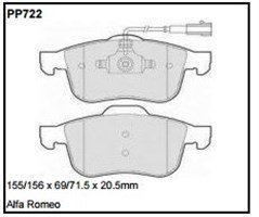 pp722.jpg Black Diamond PP722 predator pad brake pad kit