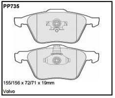 pp735.jpg Black Diamond PP735 predator pad brake pad kit