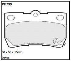 pp739.jpg Black Diamond PP739 predator pad brake pad kit