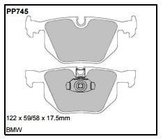 pp745.jpg Black Diamond PP745 predator pad brake pad kit