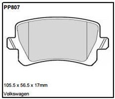 pp807.jpg Black Diamond PP807 predator pad brake pad kit