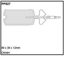pp827.jpg Black Diamond PP827 predator pad brake pad kit