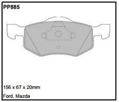 pp885.jpg Black Diamond PP885 predator pad brake pad kit