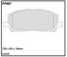 pp887.jpg Black Diamond PP887 predator pad brake pad kit
