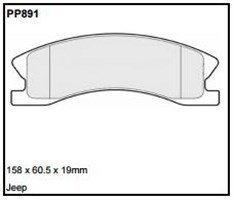 pp891.jpg Black Diamond PP891 predator pad brake pad kit