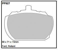 pp927.jpg Black Diamond PP927 predator pad brake pad kit