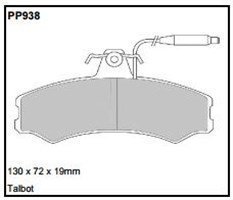 pp938.jpg Black Diamond PP938 predator pad brake pad kit