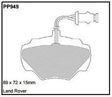 pp949.jpg Black Diamond PP949 predator pad brake pad kit