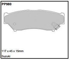 pp980.jpg Black Diamond PP980 predator pad brake pad kit