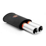 RM Motors Sports silencer RM202 with two satin tips KPZS76/76DK