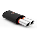 RM Motors Sports silencer RM204 with two satin tips KSCS76/76DS