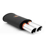 RM Motors Sports silencer RM214 with two polished tips KSCP76/76DS